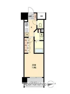 レジディア榴岡 イースト棟【8階】の間取り