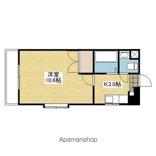 ヴィルグランコウコク【2階】の間取り