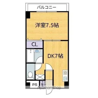 アルコ・ラ・カーサ佃町【205号室】の間取り