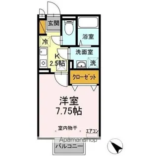 I.S.VILLA【1階】の間取り
