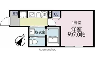 ルミア南林間【3階】の間取り