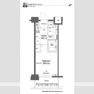 プラウドフラット鶴見Ⅱ【7階】の間取り