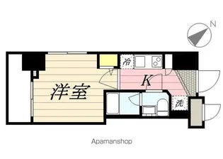 ディアレイシャス横浜WEST【5階】の間取り