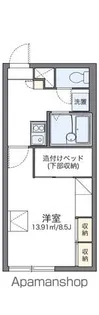 レオパレスローズ【103号室】の間取り