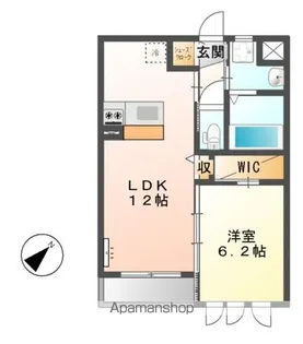 ボルーナⅠ【2階】の間取り