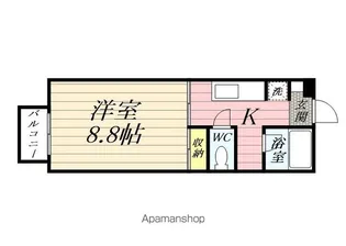 ルミエール荒巻中央【2階】の間取り