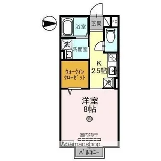 INFINITY G(インフィニティジー)【2階】の間取り