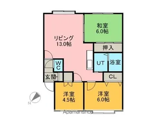 コーポ咲【2階】の間取り
