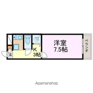 レジデンス茶屋ヶ坂【4階】の間取り