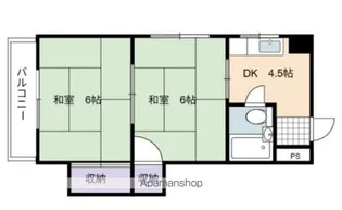 第5片山ビル【1002号室】の間取り