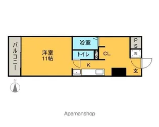 プリマヴェール名駅シュール(南棟)【6階】の間取り