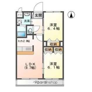 ミモザ【3階】の間取り