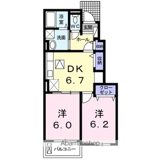 グラン・シャリオⅠ【1階】の間取り