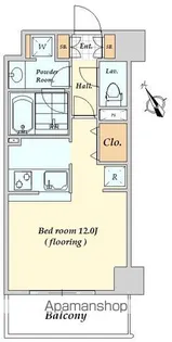 TKフラッツ渋谷【10階】の間取り