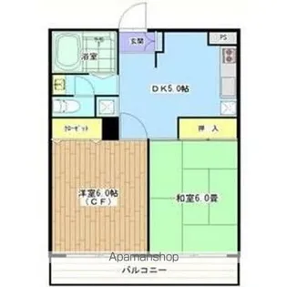 オンダエルドラド八潮Ⅱ【3階】の間取り