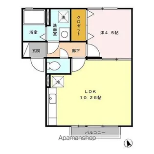 ウィンクルム【2階】の間取り