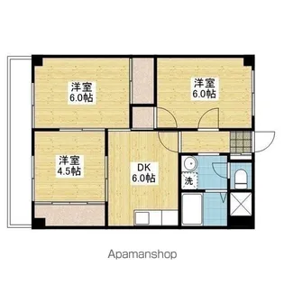 スミタスヴィレッジ和泉【.602号室】の間取り