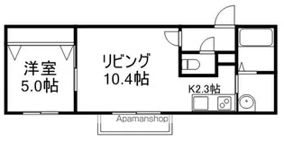 クラリス東札幌Ⅱ【4階】の間取り