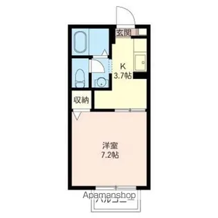 サニーハイランド【105号室】の間取り