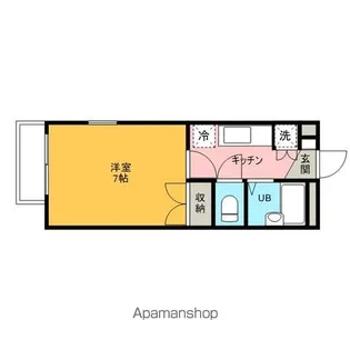 フラットコートA【1階】の間取り