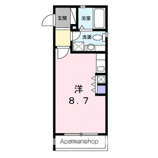アーバン・ケティーズ【5階】の間取り