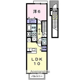コーポミューゲ【2階】の間取り