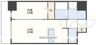 FORBIS原町駅前【4階】の間取り