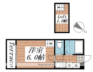 エクセルコーポ【1階】の間取り