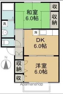 ファミールハイツC棟【1階】の間取り