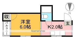 トマトハウスⅡ【2階】の間取り