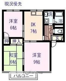 ラフォーレ壱番館【203号室】の間取り