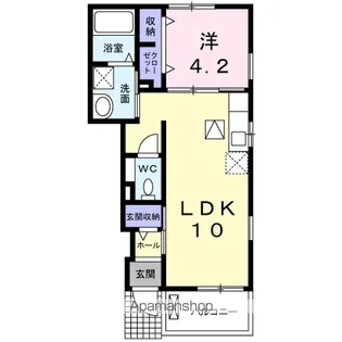 シルバーグラスF【1階】の間取り