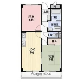 LIMPIAベルフラワー藤森【2階】の間取り