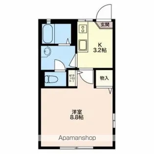 パインコート高宮北Ⅱ【2階】の間取り