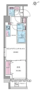 クレヴィアリグゼ世田谷松陰神社前【5階】の間取り