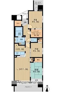 エコロジー錦糸町レジデンス【10階】の間取り