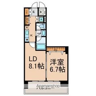 CASAΑ名駅南【9階】の間取り