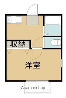 ベルハイム天神【1階】の間取り