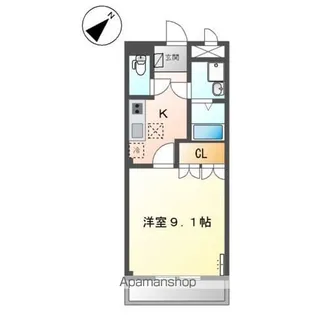 アマーレゆかり【1階】の間取り