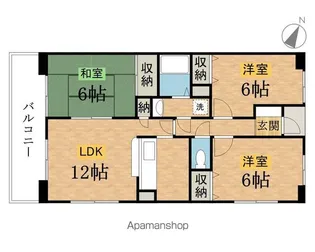 小林ハイツ【101号室】の間取り