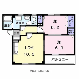 エトワールⅡ【1階】の間取り