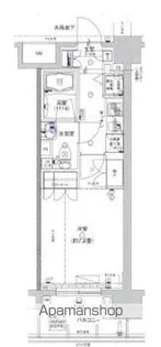 AXAS−WILL四谷三丁目STA.【6階】の間取り