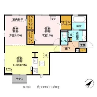 ベルハウスⅢ【1階】の間取り