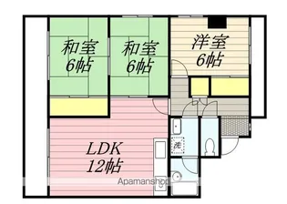 ロワールマンション吉塚2【206号室】の間取り