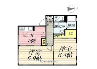 フォーレス川平【1階】の間取り