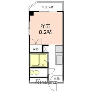 グローリアス城Ⅱ【203号室】の間取り