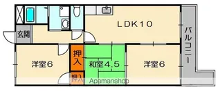 ウィスタリア【3階】の間取り