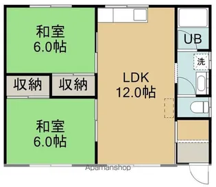 日吉ハイツ【D号室】の間取り