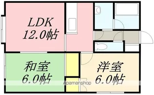 タートルハイツ【202号室】の間取り