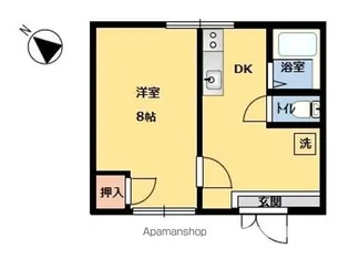 シティ臼坂【1階】の間取り